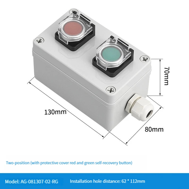 NEW high-quality Switch with arrow button control box self start button water tank electrical industrial emergency stop switch