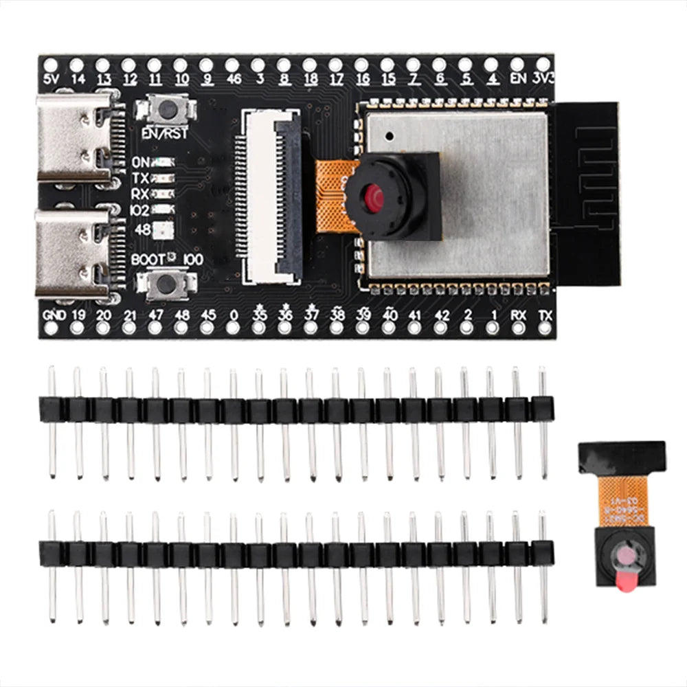 ESP32-S3-N16R8 Dual Type-C OV3660 Camera ESP32-S3 CAM Development Board WiFi/Bluetooth Module OV5640/OV2640 Cameras