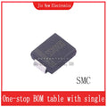 50PCS SS52 SS54 SS56 SS510 SS515 SS520 SS5150 SS5200 SS84 SS86 SS810 SS1045 SS1060  SS10100 SMA SMB SMC  Schottky SMD Diode