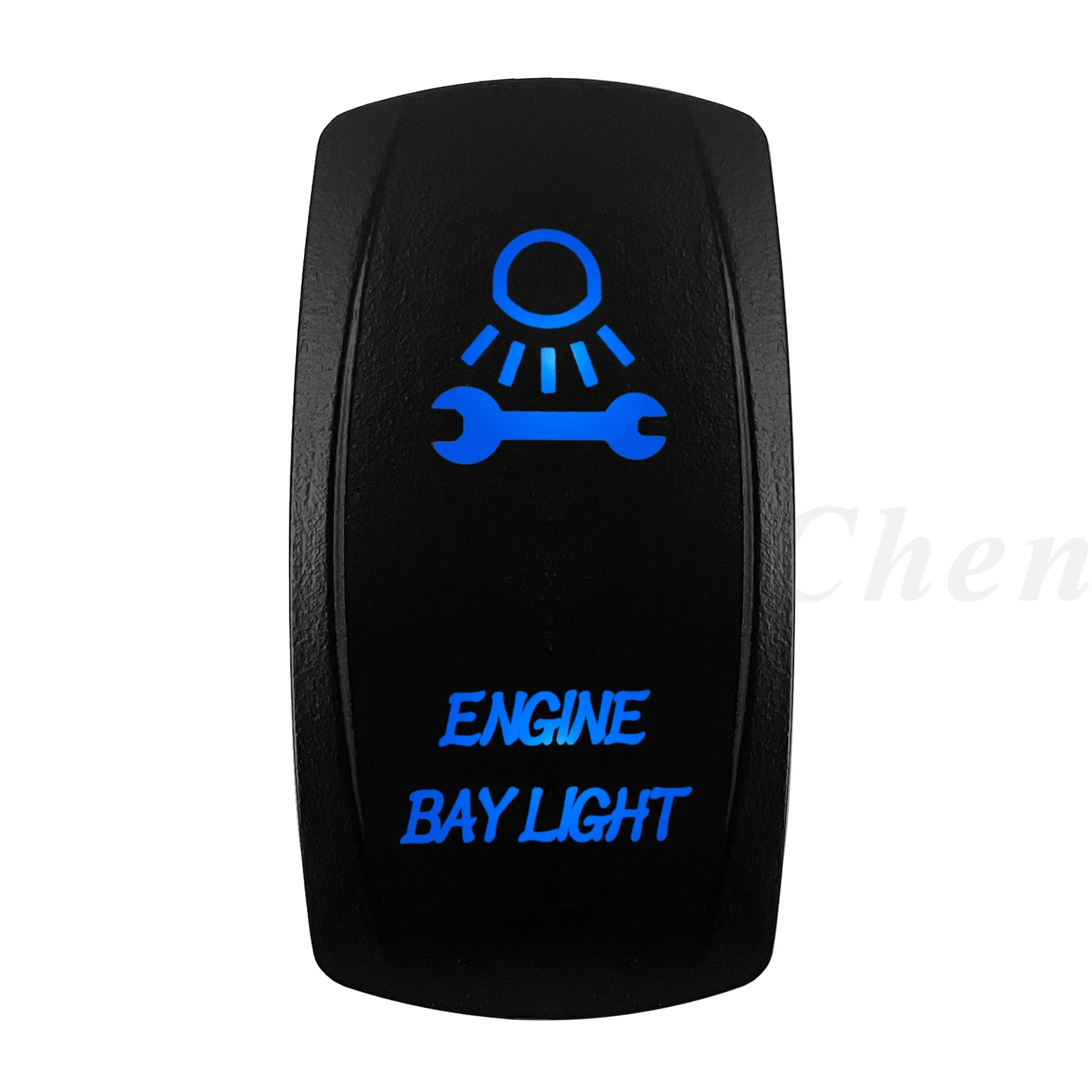 12V 20A Blue Led Car Boat Laser Rocker Switch ON OFF, (ON) OFF, ON OFF ON, (ON) OFF ON, (ON) OFF (ON) Waterproof