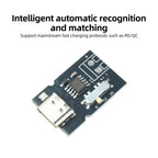 PD QC Protocol Fast Charging Decoy Module 5V 9V 12V 20V Adjustable with Indicator Light Type-C Trigger Module for DIY Electronic