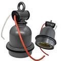 E27 Dust/Waterproof Porcelain Livestock Veterinary Farm High Temp Resist Aluminum Heat Warm Light Tee Lamp Hanger Holder Socket