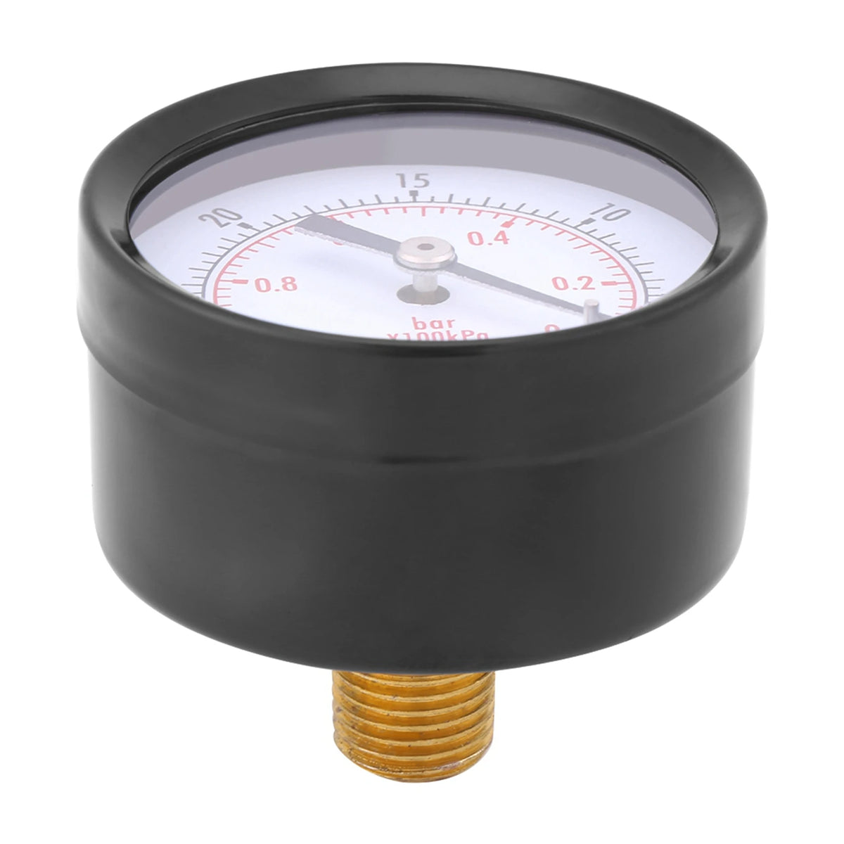 0~-30inHg 0~-1bar 50mm Mini Dial Air Vacuum Pressure Gauge Meter Manometer