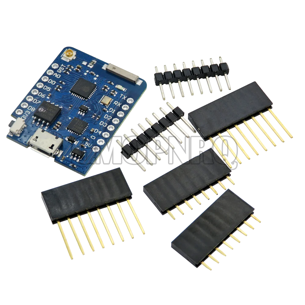 CH340G CH340 ESP8266 ESP-12 ESP-12F V2 USB WeMos D1 Mini PRO V3.0.0 WIFI Development Board NodeMCU Lua IOT Board 3.3V With Pins