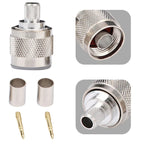 RF Coax Connector L16 N Male PLUG for RG59 LMR240 CNT240 Cable Adapter