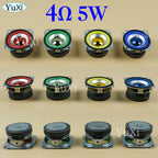 1Pc 5W 4Ohm Full-frequency Speaker Square Bluetooth Audio Radio External Magnetic Loudspeaker 3W 4Ohm 53MM