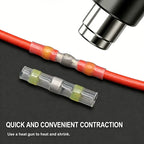 Waterproof Heat Shrink Butt Splices for A Secure Corrosion-Resistant Seal All-in-One Solder Seal Wire Connector Kit With Box