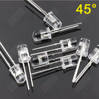 5mm 10mil IR LED Emitting Diodes 850nm 30/45/60/90 Degree Transmitter Emitter Infrared Phototransistor Photodiode Invisible DIP