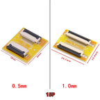 FPC Extension Board FFC Flexible Ribbon Cable Adapter Board 1.0/0.5mm Spacing Flat Wire 4P/8P/10P/20P/40P-60P for Electronics