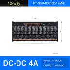 ENMG DC Inline 2 4 6 8 10 12 16-Way Solid State Relay Module RT-SSK Non-contact DC PLC AC Amplifier Board 5-24V Fuse Protections