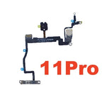 Power Flex Cable for iPhone 14 Plus 15 13 Pro Max 11 12 Volume Flex Ribbon Tape Side Button Distance Ambient Fix Parts