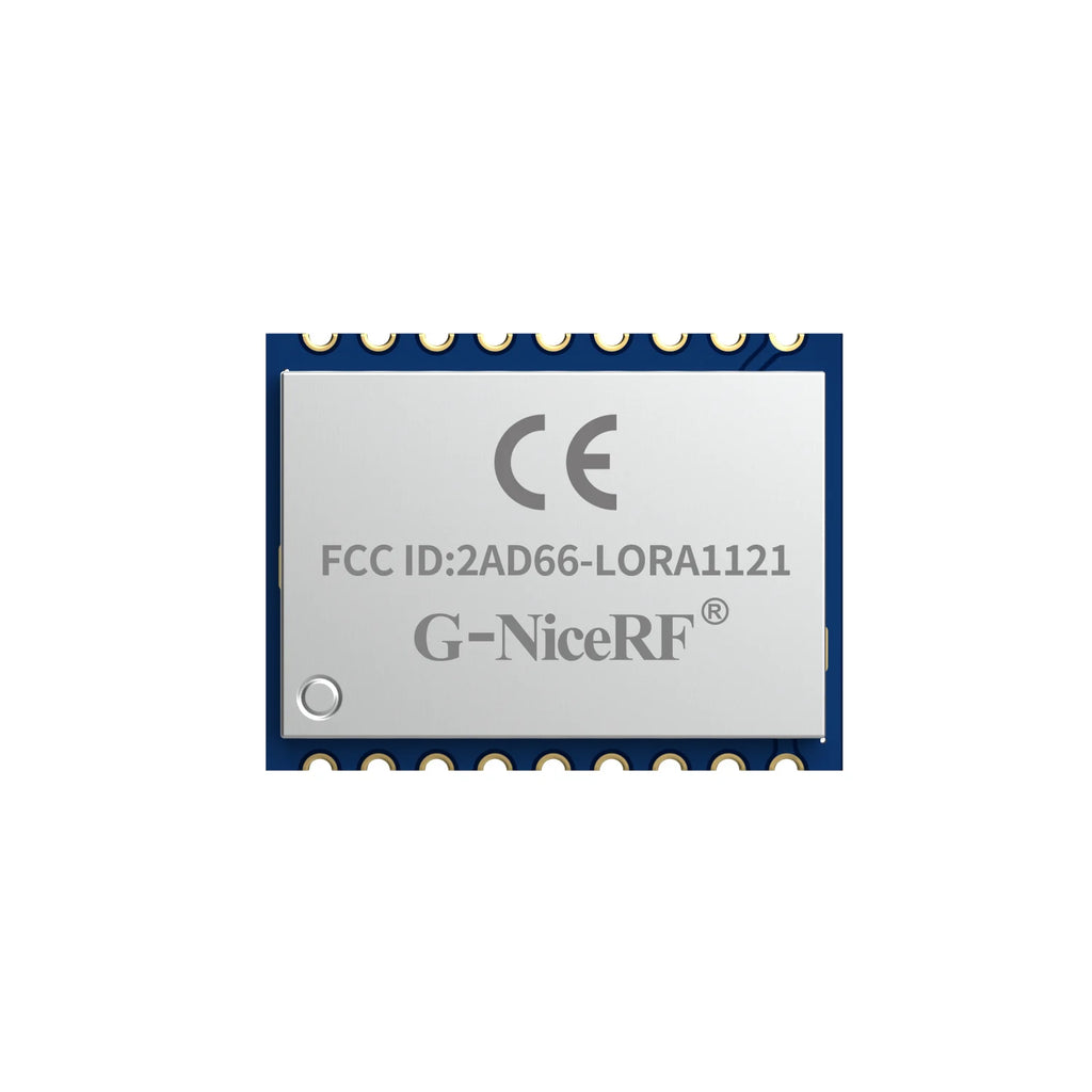 2pc/lot LoRa1121 FCC / CE Certified 5Km Long Distance LR1121 Chip Sub-GHz 2.4GHz S-band Multi-Band LoRa Module