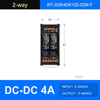 ENMG DC Inline 2 4 6 8 10 12 16-Way Solid State Relay Module RT-SSK Non-contact DC PLC AC Amplifier Board 5-24V Fuse Protections