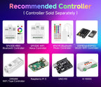 DC12V SK6812 RGBW LED Strip Light 4 in 1 Similar WS2812B 60 144 LED Individual Addressable Smart Pixels Magic RGB CW NW WW Light