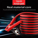 4-meter Fully Enclosed Car Battery Jumper Wire, Pure Copper Connection Wire, Thickened Jumper Wire, Jumper Wire Jumper Cable