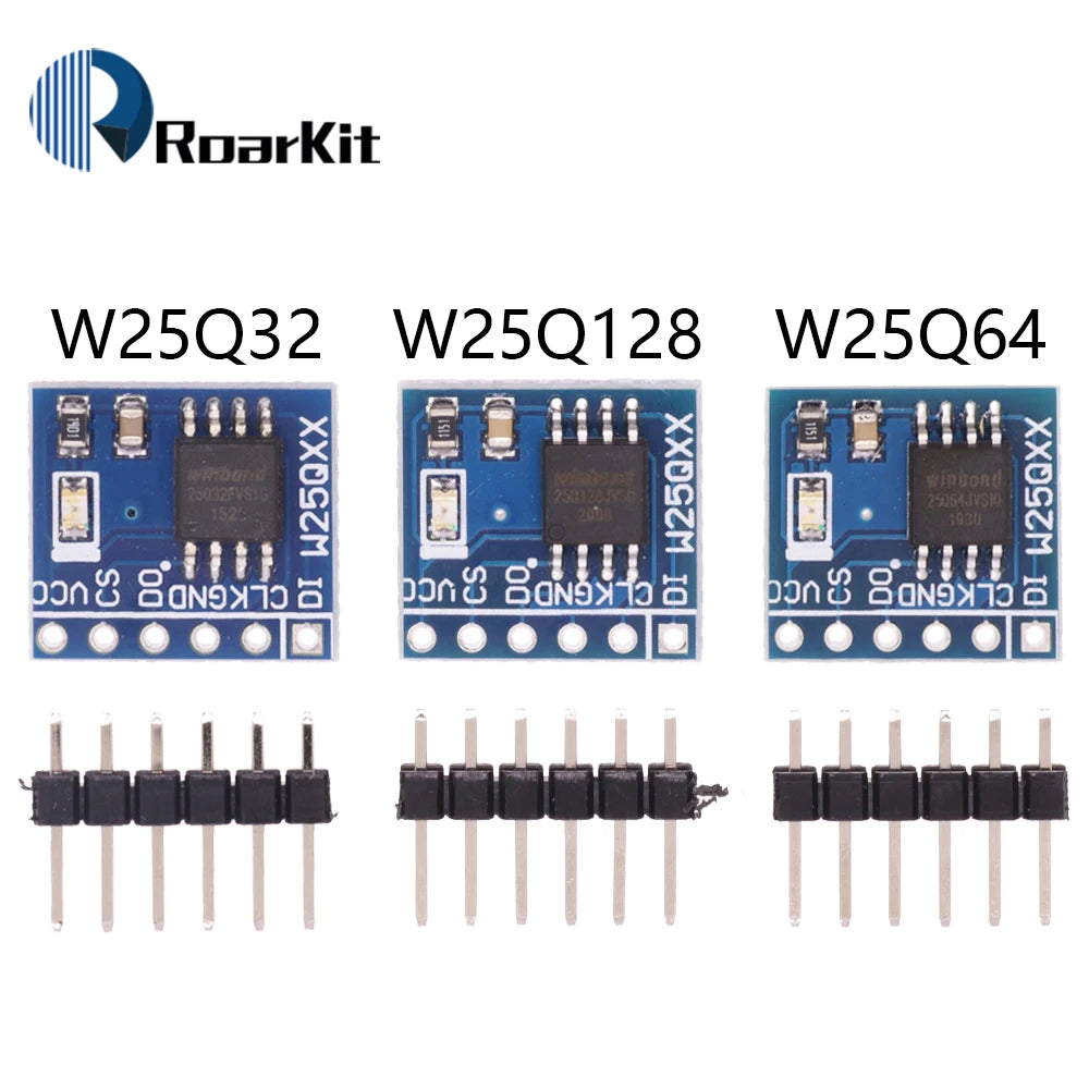 W25Q32 32Mbit / W25Q64 64Mbit / W25Q128 128Mbit 8MByte FLASH NorFlash Storage Module SPI Interface BV FV Modul For STM32
