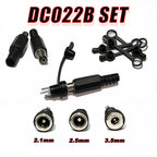 10/50/200Pcs DC-022B DC Power Socket 5.5x2.1/2.5mm Panel Mount Female Jack Socket  DC Connector DC022B
