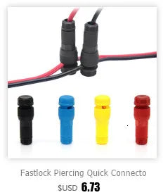 High Power 6mm² Fast Wire Electrical Connectors Universal Compact Splitter Push-in  Cable Wire Connector Fast Terminal Block
