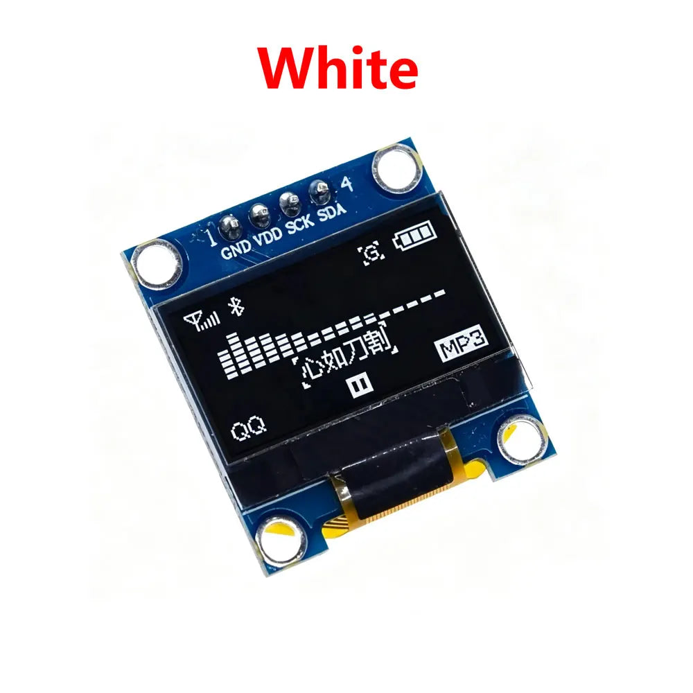 Original 0.96 inch oled IIC Serial Blue White Yellow OLED Display Module 128X64 I2C SSD1306 12864 LCD Screen Board For Arduino
