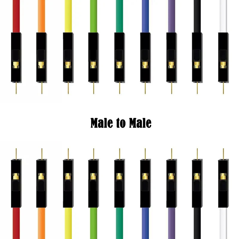 DuPont Wire Breadboard Jumper Cable Wire Male to Male Female to Female Male to Female Ribbon Cable for Arduino DIY 20cm