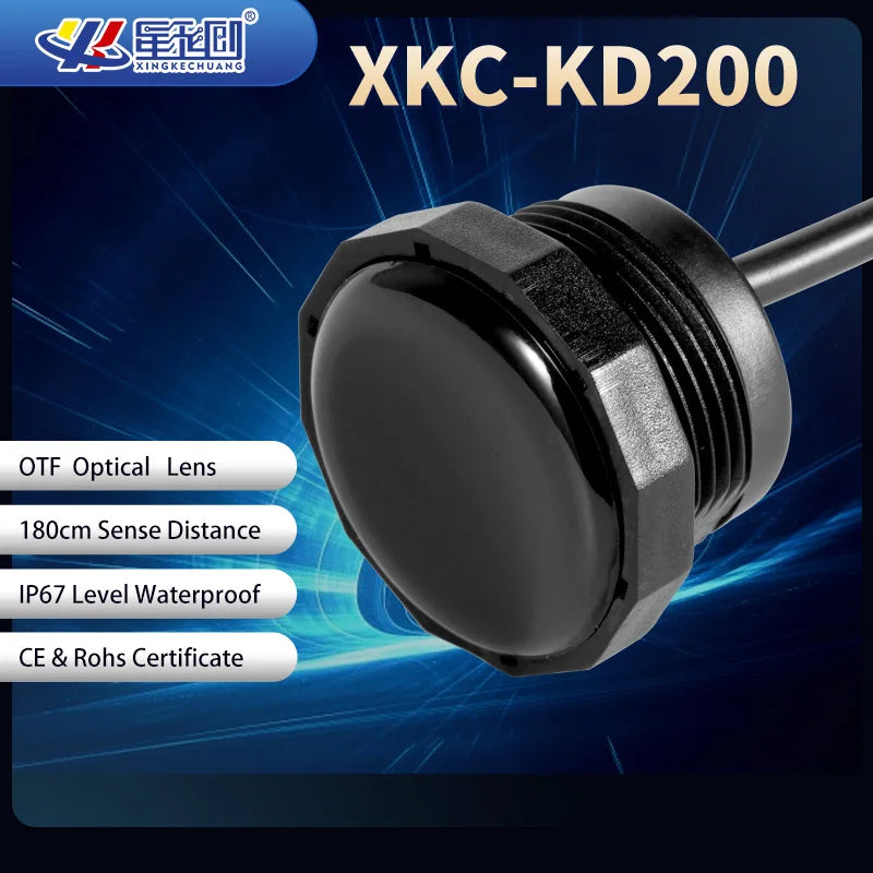 Active Diffuse Reflection Infrared Motion Detector Intelligent Induction Switch Photoelectric Human Body Automatic Motion Sensor