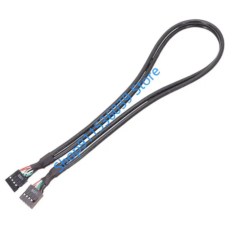Computer Motherboard Front Usb 9pin 2.0 Extension Cable 9-Pin Female To Female Extension Cable 30/50/70cm