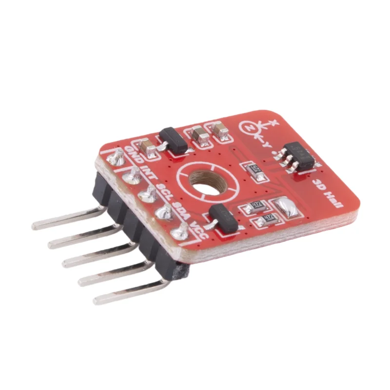 TMAG5273 Low-power Linear 3D Hall Effect Sensor Module with I2C Interface. Built-in 12-bit DAC and CORDIC Angle Calculation