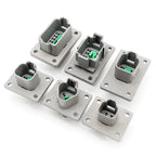 DT04-12P-L012 Waterproof Panel Mount Plug | Deutsch DT Series for Automotive Motor Wiring & Harsh Environments
