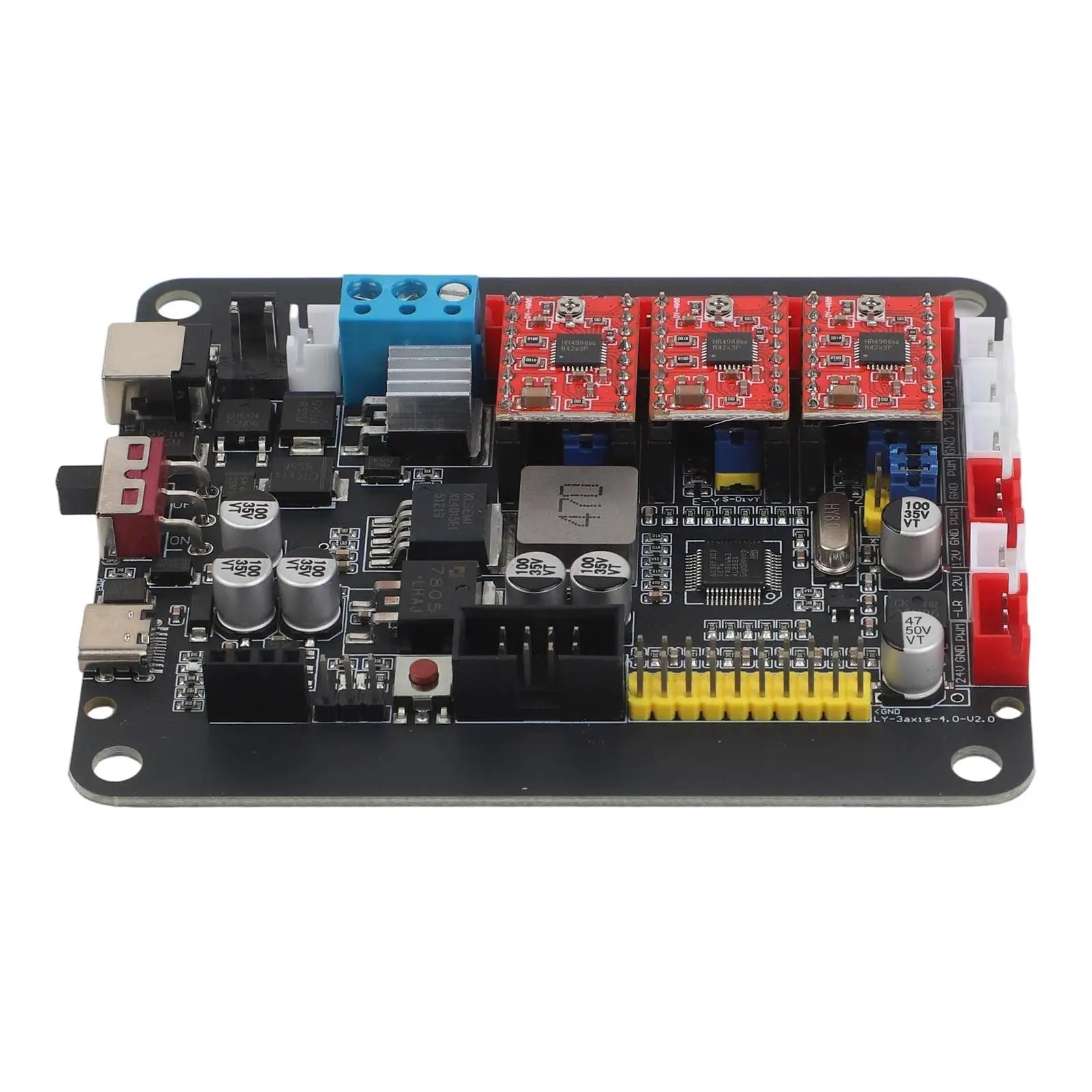 For GRBL 1.1 Controller Board For CNC Router 3018 2418 1610 With Double Y Support A4988 Stepper Motor Driver USB Connection