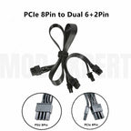Modular Power Cable for Seasonic X-850, X-750, X-650 KM³ Modular, GPU PCIe 6+2Pin, CPU 4+4Pin, SATA, Molex IDE 4Pin, Main 24Pin