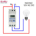 Electronic Weekly 7 Days Programmable Digital Timer Switch Relay Timer Control Din Rail THC AC 220V 230V 110V DC 12V 24V 48V 30A