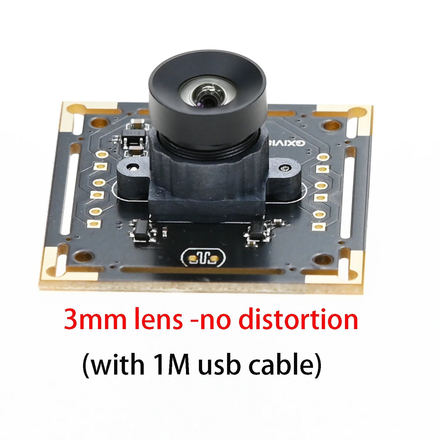 1MP 720P USB Camera Module,30fps 1280x720，Fixed Focus Webcam Driver Free, Compatible For Raspberry Pie Android Linux Windows
