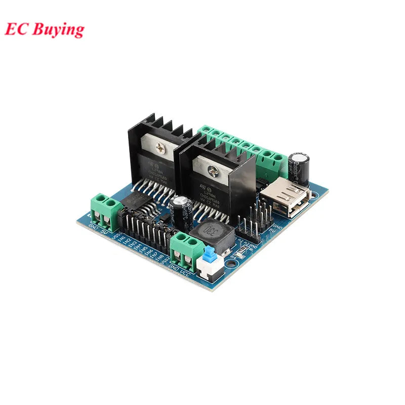 1Pc-10Pcs L298N A3967 DC Stepper Motor Driver Module four-way Controller Board L298 PWM Speed Dual H Bridge Smart Car Robot