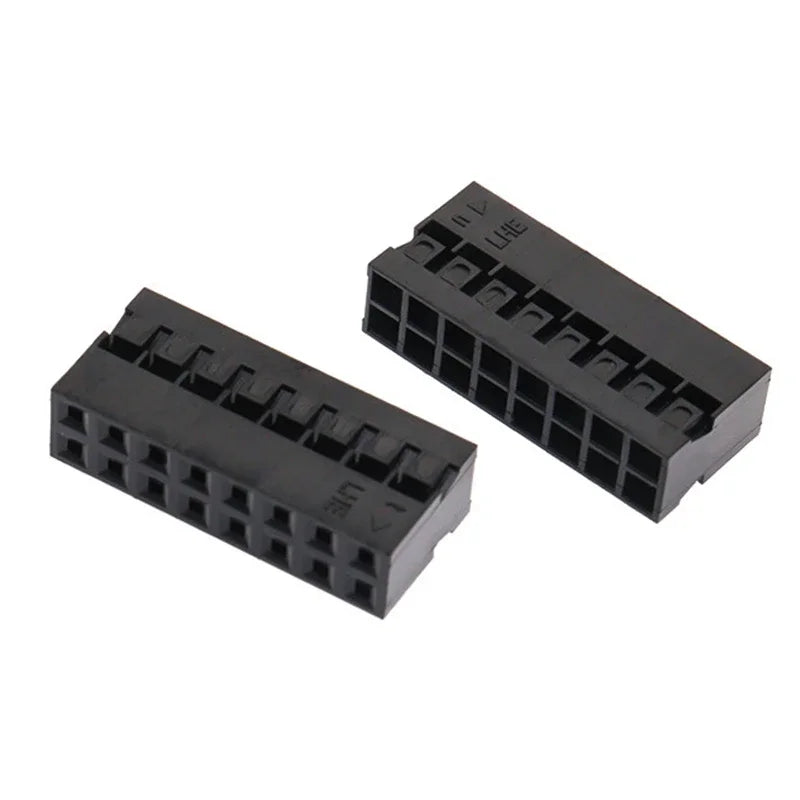 20/50pcs 2.0mm Pitch Double Row Dupont Connector Housing, 2x2P-2x8P Plastic Shell Wire to Board Header