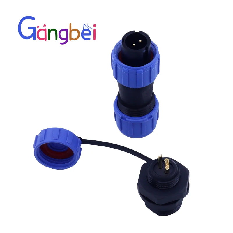SP11 Series Waterproof Aviation Plug Connector IP68 Cable Joint SP1110P2 SP1112S2  Durable Electrical Connector for Outdoor Use