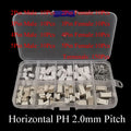 1Box SH 1.0MM/JST 1.25mm/ZH 1.5mm/PH 2.0mm/XH2.54mm/VH 3.96mm Male Plug Female Socket Housing Crimp Terminal Connector Kit