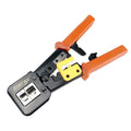 ZoeRax RJ45 Cat6/5e/5 Crimp Tool Kit with 20PCS Cat6 pass through Connectors and Covers, Wire Punch Down Cutter,Cable Tester