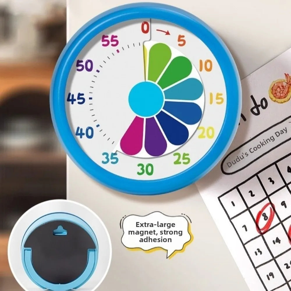 Mechanical Visual Timer Magnetic 60 Minutes Countdown Alarm Clock Self Discipline Timer Reminder Kitchen Cooking Timer Students
