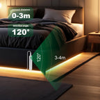 3MM 5MM 8MM COB LED Light Strip 5V 320LEDs PIR Motion Sensor Flexible Night Light USB/AAA Battery Powered Tape 3000K 4000K 6000K