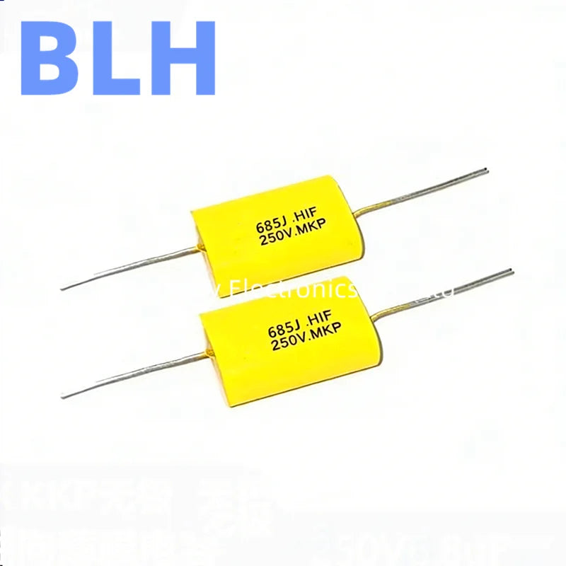 5PCS MKP Axial Audio Electrodeless Capacitor 250V 12UF 15UF 18UF 20UF 22UF 33UF 47UF