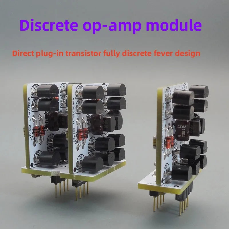 Fever Fully Discrete Op Amp Module, Low Noise FET Differential Input High Current Output Single and Double Op Amp