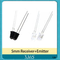 10pairs 3mm 5mm 940nm LEDs Infrared Emitter and IR Receiver Diode Diodes 301A for arduino
