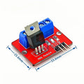 0-24V Top Mosfet Button IRF520 MOS Driver Module For Arduino MCU ARM Raspberry pi