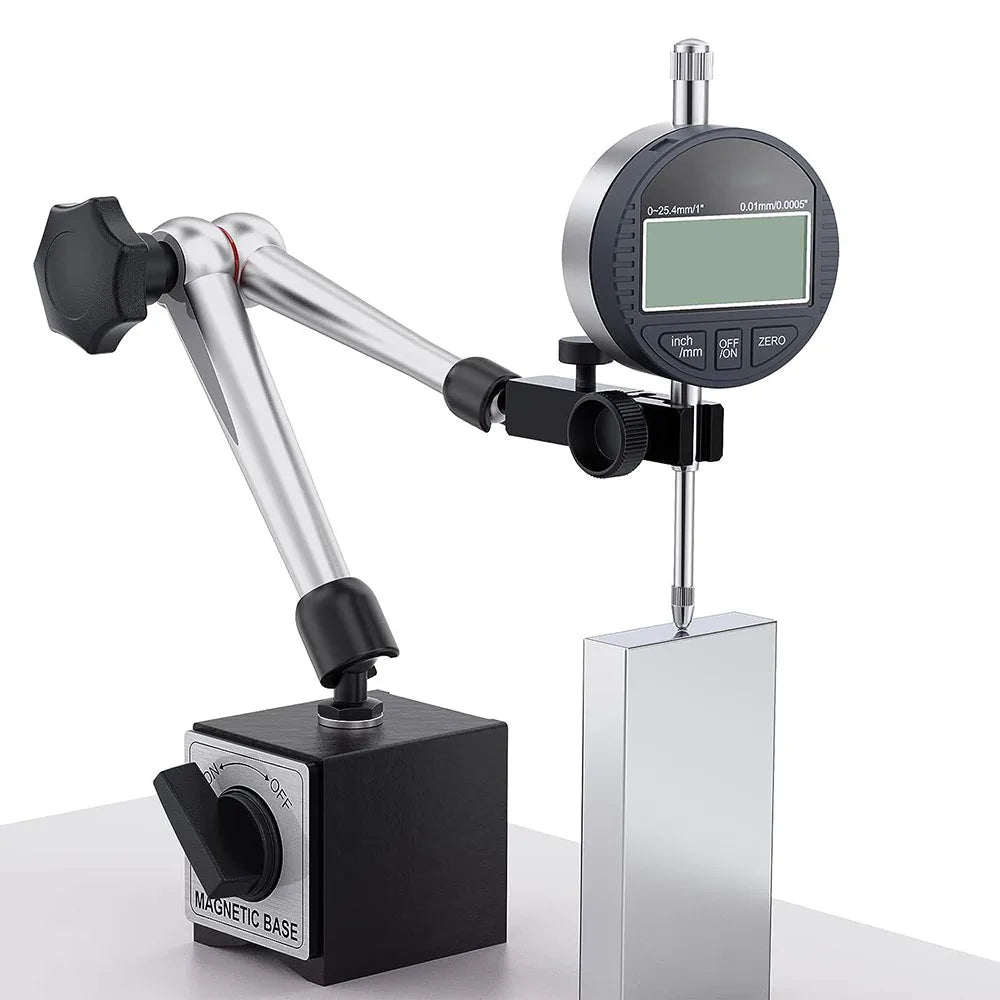 0-12.7mm/0.5' 0-25.4mm/1' Range Gauge Digital Dial Indicator Precision Tool 0.01mm/0.005' 0.001mm/0.0005' Tester Tools