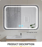 DC 12V 5A 60W LED Touch Dimmer Light Switch Touch Sensor For Mirror With Changing Dimmer Anti Fog