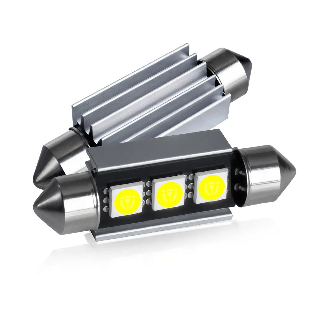 2/4/6/10PCS Super Bright Festoon LED 31/36/39/42MM 5050 3Chips Aluminum Body Fast Cooling for Car Reading Liscense Plate Light