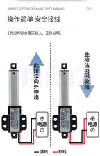 10MM-150MM  Mirco Electric Linear Actuator  DC motor  12V/24V 20-150N Reciprocating Motor Remote Automation