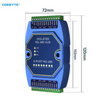 RS485 Hubs Photoelectric Isolation Industrial DC 8-28 V CDEBYTE E810-R Series ESD Protection Power and Signal Isolation