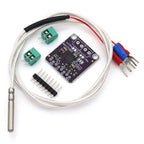 MAX31865 Temperature Sensor Module GY-MAX31865 RTD Digital Conversion Module Electronic DIY Board PT100-PT1000 for Arduino
