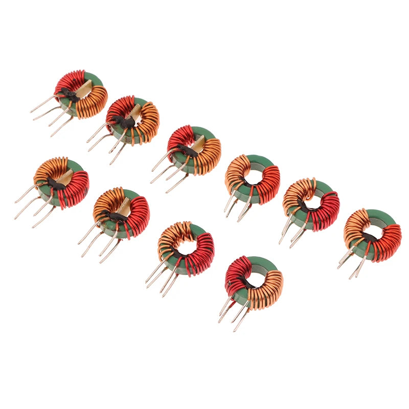 5 Pcs Toroidal Common Mode Inductor 2mH - 14x9x5mm Ferrite Core, 0.7mm Single-Layer Winding,High Current 5A Choke